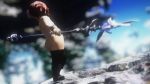  3d_model ass black_mage ffxiv final_fantasy final_fantasy_xiv lalafell nude posing red_hair reshade stormshade thigh-high_boots 