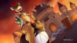  bowser bulge chain_chomp clothing jockstrap koopa male mario_bros nintendo rajii scalie underwear video_games 