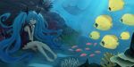  animal deep-sea_girl_(vocaloid) fish hatsune_miku long_hair tagme_(artist) twintails underwater vocaloid water 
