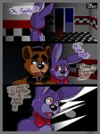  2018 anthro bear bonnie_(fnaf) bow_tie comic digital_media_(artwork) five_nights_at_freddy&#039;s freddy_(fnaf) fur insanysage lagomorph male mammal rabbit video_games 