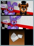  2018 anthro bear bonnie_(fnaf) bow_tie comic digital_media_(artwork) five_nights_at_freddy&#039;s freddy_(fnaf) fur insanysage lagomorph male mammal rabbit video_games 