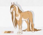  ambiguous_gender cream equine hair horse mammal mane savanna savannah_(character) solo 