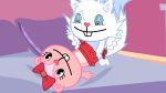  2018 animated duo female giggles_(htf) happy_tree_friends hi_res loop male nemao toony 