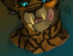  charr charr_starz drooling fangs feline guild_wars male mammal open_mouth saliva scarr tongue video_games 