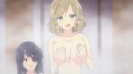  10s 2girls animated animated_gif areolae bounce bouncing_breasts breasts haruka_(senran_kagura) large_breasts mirai_(senran_kagura) multiple_girls nipples senran_kagura 