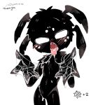  anthro arachnid arthropod blush don&#039;t_starve looking_at_viewer open_mouth solo spider tongue tongue_out web webber wenyu 