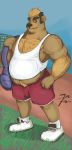  bear coach coach_grifter gym harold_grifter male mammal muscular pecs slightly_chubby 