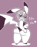  &lt;3 2018 anthro areola beauty_mark bedroom_eyes big_breasts big_butt breasts butt chica_(cobat) cleft_tail clothed clothing cobat cosplay_pikachu digital_media_(artwork) edit english_text female half-closed_eyes huge_breasts huge_butt looking_back mammal mask nintendo nipple_slip nipples open_mouth pikachu pikachu_libre pok&eacute;mon pok&eacute;mon_(species) rodent seductive short_stack simple_background smile solo text thick_thighs undressing video_games voluptuous wide_hips 