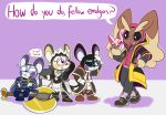  clothed clothing cosplay emolga eyewear felicia(fire_emblem) felino female fire_emblem fortnite glasses hector(fire_emblem) lopunny male nintendo pok&eacute;mon pok&eacute;mon_(species) reinhardt(fire_emblem) video_games 