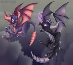  anisopterror dark_spyro dragon fight skylanders_academy spyro spyro_the_dragon teeth video_games 