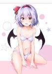  bra hyurasan pantsu remilia_scarlet touhou wings 