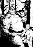  2018 5_fingers balls beard belt biceps bigfoot black_and_white body_hair camera_view cellphone chest_hair clothed clothing cureboltium duo erection facial_hair fellatio human humanoid humanoid_penis larger_male male male/male mammal monochrome nature navel nipples open_mouth open_pants open_shirt oral overweight overweight_male pants pecs penis penis_size_difference phone precum sex size_difference smaller_male stomach_hair tree vein veiny_penis 