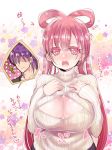  1girl breasts large_breasts magi_the_labyrinth_of_magic mamemix red_hair ren_kougyoku sweater tagme 