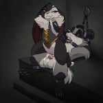  2018 anthro armello badger badhedgehog balls baz_badger bdsm bondage bound chain chained clitoris clothed clothing collar cum cum_drip cum_in_pussy cum_inside cum_on_balls digital_drawing_(artwork) digital_media_(artwork) domination dripping duo elyssia_(armello) female female_domination flat_chested fur half-closed_eyes hi_res inside lagomorph leash looking_back lying male male/female mammal multicolored_fur mustelid nude on_back on_top orgasm partially_clothed penetration penis pussy rabbit reverse_cowgirl_position rough_sex sex submissive_male tuft two_tone_fur vaginal vaginal_penetration vest 