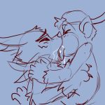 2018 age_difference animated anthro blush canine diddy_kong digimon donkey_kong_(series) extreme_french_kiss female fox french_kissing kissing larger_female male male/female mammal monkey nintendo older_female primate renamon saliva simple_background size_difference slobber small_dom small_dom_big_sub smaller_male tongue tongue_out ungulatr video_games younger_male 