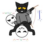  2018 anon232 cat feline ghost magic mammal momo_(google) simple_background spirit wand white_background 