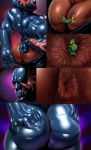  anal anal_vore avian bird butt comic duo hand_on_butt human inside justmegabenewell macro mammal marvel micro nude rubber size_play sparkx spiderman_2099_(character) sweat video_games vore 