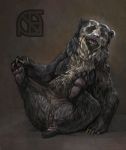  anthro anus bear breasts butt cosmiclife feet female feral fur hi_res hindpaw looking_at_viewer mammal multi_breast paws pinup pose pussy semi-anthro sitting solo spectacled_bear spread_legs spreading teats teeth 