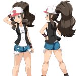  1girl blue_eyes brown_hair creatures_(company) game_freak kuro_hopper nintendo pokemon touko_(pokemon) 