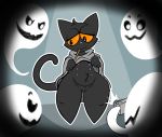  2018 camera feline ghost mammal momo_(google) multi_nipple nipples plexybot pussy spirit 