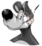  ! better_version_at_source human human_to_anthro_transformation invalid_tag male mammal mephitid portrait rubber skunk solo toony transformation 