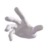 3d absurdres full_body gloves hands highres master_hand nintendo no_humans official_art solo super_smash_bros. transparent_background white_gloves 