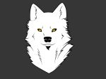  ambiguous_form ambiguous_gender black_nose black_sclera canine cheek_tuft disembodied_head facial_hair fur goatee grey_background headshot_portrait jah looking_at_viewer mammal portrait simple_background solo tuft white_fur wolf yellow_eyes 