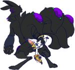  anal_vore digimon gatomon renamon thornbeast vore 