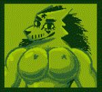 animated anthro big_butt bottomwear bulge butt canid canine canis clothing digital_drawing_(artwork) digital_media_(artwork) game_boy game_boy_family gayguyfella looking_at_viewer low_res male mammal muscular muscular_anthro muscular_male nintendo paws pecs pixel_(artwork) pixel_animation presenting seductive simple_background smile smirk solo underwear were werecanid werecanine werewolf wolf