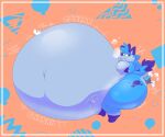 2023 abittoasty air_inflation air_puff anthro aroused azule_(abittoasty) balloon belly blush body_inflation breast_expansion breasts candid canid canine canis cheek_bulge chubby_female close_to_bursting colored digital_media_(artwork) domestic_dog expansion female floating_hands hi_res huge_belly hyper_inflation inflatable inflation inflation_fetish mammal moobs puffed_cheeks shaded slightly_chubby solo standing thick_thighs