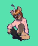  cervine clothing drawyourfursona fan_character girly givo hoodie hyena male mammal meme monster nude sweater 