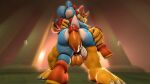 3d_(artwork) anal anthro balls big_butt big_penis bowser brick_floor brick_wall butt clothing digital_media_(artwork) duo erection evil_grin footwear genitals glowing glowing_eyes hi_res huge_penis kabalmystic_(artist) katimeka koopa male male/male mario_bros nintendo nude penis perspective scalie sex shoes smile source_filmmaker spread_legs spreading tongue wall_(structure) yoshi