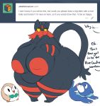  ambiguous_gender anthro anthrofied areola avian big_areola big_breasts bird black_fur breasts cat english_text eyelashes feline female fur huge_breasts huge_hips hyper hyper_breasts litten mammal marine nintendo obese overweight owl pinniped pok&eacute;mon pok&eacute;mon_(species) popplio rakashama red_fur rowlet text thick_thighs video_games whiskers wide_hips yellow_eyes 