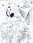 absurd_res ambiguous_gender avian_feet black_and_white building chest_tuft clothed clothing ear_piercing feathers female feral frozenquills fur generation_2_pokemon generation_3_pokemon generation_4_pokemon group hi_res hisuian_form hisuian_zoroark hoodie jacket land_forme_shaymin latias legendary_pokemon levitation monochrome nintendo outside piercing plant pokemon pokemon_(species) regional_form_(pokemon) ring shaymin size_difference snow staraptor suicune topwear tree tuft