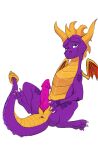 2023 absurd_res activision animal_genitalia anus claws dragon erection feral genital_slit genitals hi_res knot looking_at_viewer male penis scales scalie slit solo spyro spyro_the_dragon tail western_dragon wings