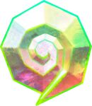  artist_request crystal dreamstone green_outline highres mario_&amp;_luigi:_dream_team mario_&amp;_luigi_rpg mario_(series) no_humans object_focus official_art outline rainbow_gradient transparent_background 