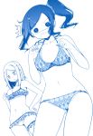  bikini garter harukana_receive monochrome swimsuits tagme 