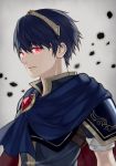  blue_eyes blue_hair cape fire_emblem fire_emblem:_monshou_no_nazo gloves kiyuu looking_at_viewer male_focus marth red_eyes short_hair smile solo spoilers super_smash_bros. super_smash_bros._ultimate tiara 