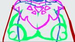 animated anthro big_breasts bouncing_breasts breasts dialogue female fur puffylover69 short_playtime sketch solo tail