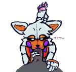 anthro duo faceless_character faceless_male fellatio five_nights_at_freddy&#039;s five_nights_at_freddy&#039;s_world girly humanoid kukowuko lolbit_(fnaf) male male/male oral oral_penetration penetration penile scottgames sex