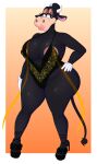 absurd_res anthro areola bedroom_eyes big_breasts big_butt boolishclara bovid bovine breasts butt cattle clarabelle_cow clothing disney female footwear hi_res high_heels lace lingerie lips lipstick makeup mammal narrowed_eyes pinup pose seductive solo thick_thighs