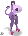  angrypotato96 anthro big_breasts breasts clothed clothing feline female footwear high_heels huge_breasts hyper hyper_breasts legwear lipstick looking_at_viewer makeup mammal nipples platform_footwear platform_heels pubes shoes skimpy smile solo standing stockings thick_lips thick_thighs voluptuous wide_hips 