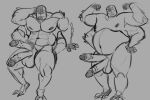 2_penises 4_arms alien anthro balls ben_10 big_moobs cartoon_network daichi_akimichi erection flexing four_arms_(ben_10) genitals male moobs multi_arm multi_genitalia multi_limb multi_penis musclegut muscular muscular_male nude nude_male penis solo spiked_penis spikes spikes_(anatomy) vein veiny_penis