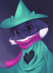  &lt;3 2018 alec8ter anthro blush caprine clothed clothing deltarune eyewear glasses goat hat male mammal ralsei scarf signature 