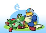 anthro chargin&#039;_chuck fellatio gayporn genitals humanoid_genitalia humanoid_penis invalid_tag koopa long_tongue male male/male male_anthro mario_bros masturbation masturbation_while_penetrated nintendo nsfw oral oral_penetration penetration penile penile_masturbation penile_penetration penis scalie sex thekinkybear tongue tongue_out tonguejob yoshi