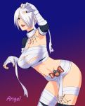  1girl angel_(kof) blue_eyes breasts king_of_fighters large_breasts snk tagme 