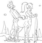  centaur fry furronika futurama leegola turanga_leela 