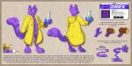 absurd_res alien amorphous anthro clothing coat goo_creature goo_transformation hi_res id_card laboratory male model_sheet purple_body purple_eyes raincoat scientist slime solo topwear transformation wastelander_drex wastelanders