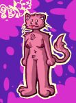  =3 anthro blood blood_on_face bodily_fluids breasts canned_cum cel_shading domestic_cat felid feline felis female fluffy fluffy_tail fur genitals hair mammal nude paws pink_body pink_fur pink_hair plump_labia pussy shaded solo tail titty-kitty whiskers 