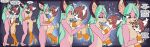 absurd_res ande_(hima_nsfw) anthro brown_hair canid canine dialogue duo embrace embracing_another felid feline female fox frozen_expression fur green_hair hair hi_res hima_nsfw himalaya_(hima_nsfw) hug hybrid kissing long_hair lynx magic male male/female mammal orange_body orange_fur pawpads pink_body pink_fur plushie plushification seam_(sewing) sequence shrinking size_transformation tan_body tan_fur transformation white_body white_fur